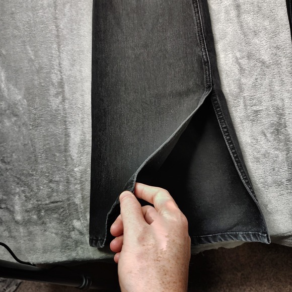 Rock Roll Denim Jeans Womens 26 x 36 Black High Rise Flare Bell Bottoms MRSP $80 - Picture 3 of 16